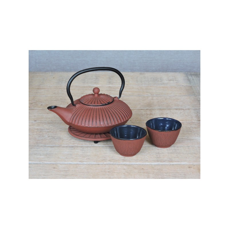 Brick cast iron teapot | Madame Framboise
