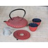 Red cast iron teapot | Madame Framboise