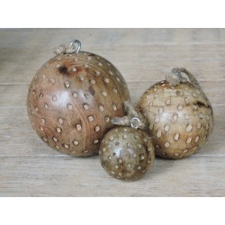 Mango wood ball with dots | Madame Framboise