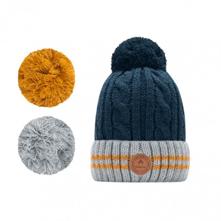 Cabaia beanie - Creamy Gin New Navy | Madame Framboise