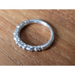 Ethnic silver ring - Madame Framboise