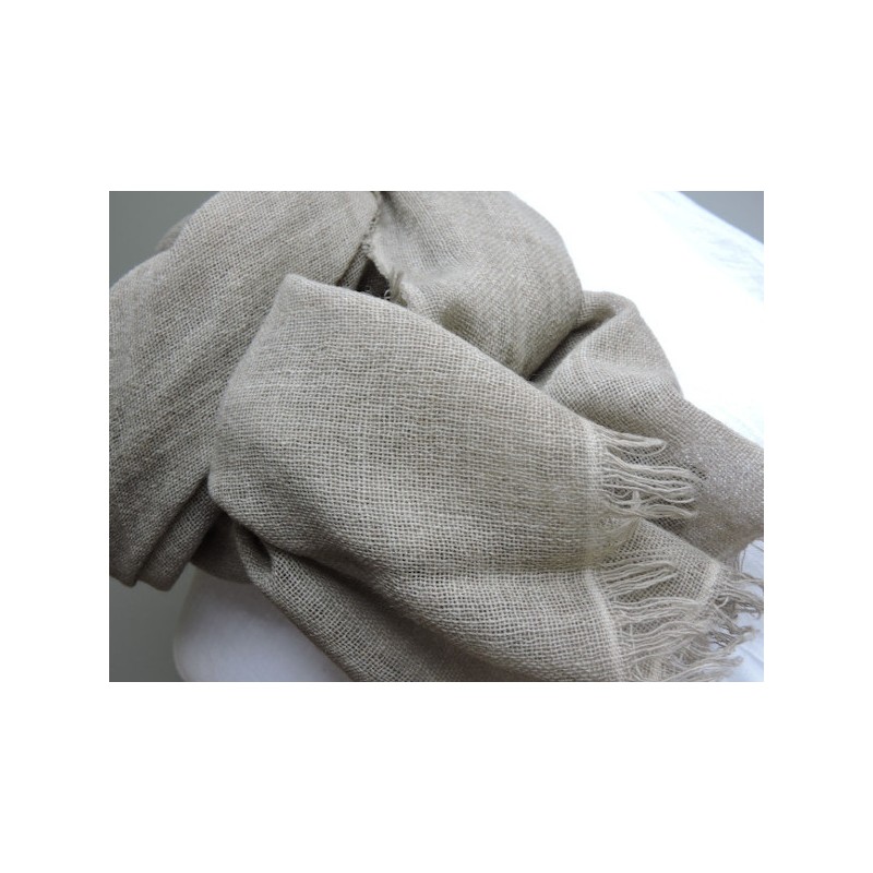 Natural linen look scarf - Miss Terre | Madame Framboise