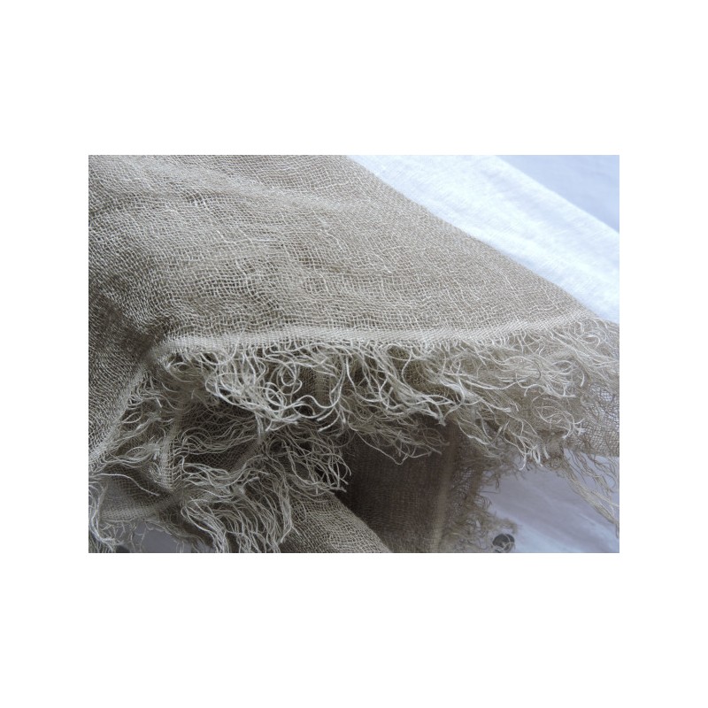 Natural linen scarff - Miss Terre | Madame Framboise