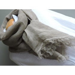 Natural linen scarff - Miss Terre | Madame Framboise