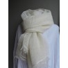 Ivory linen scarf - Miss Terre | Madame Framboise