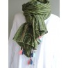 Khaki scarf 100% cotton - Miss Terre | Madame Framboise