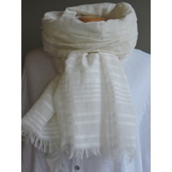 Ivory scarf - Miss Terre | Madame Framboise