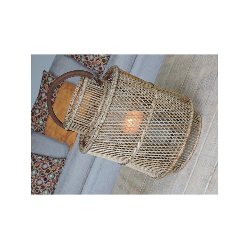 Lanterne en bambou/rotin | Madame Framboise