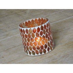 Glass candle jar - Ambre | Madame Framboise