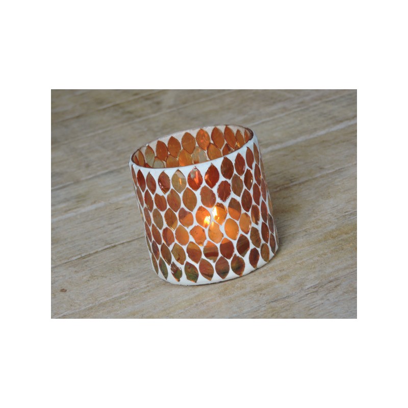 Glass candle jar - Ambre | Madame Framboise