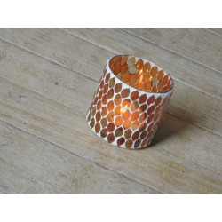 Glass candle jar - Ambre | Madame Framboise