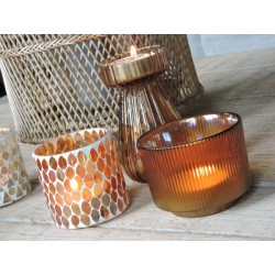 Glass candle jar - Ambre | Madame Framboise