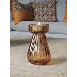 Stem vase/photophore - Ambre | Madame Framboise