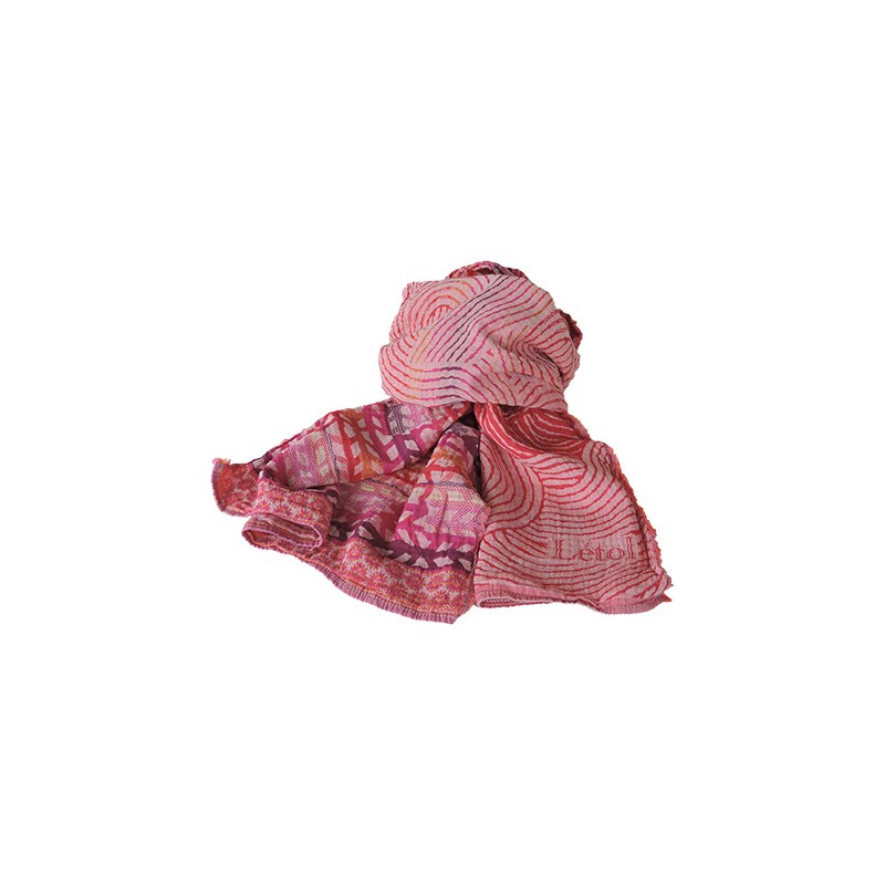 Organic cotton scarf Létol - Cocktail | Madame Framboise