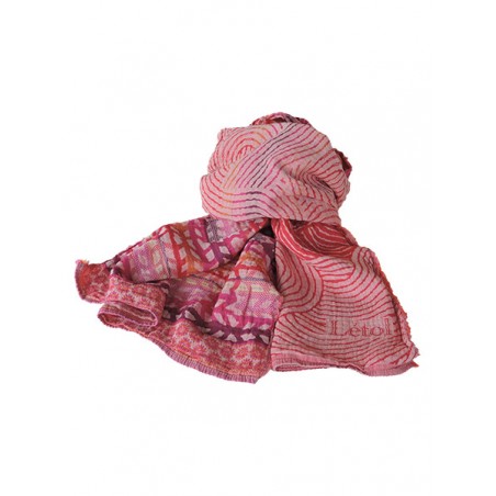 Organic cotton scarf Létol - Cocktail | Madame Framboise