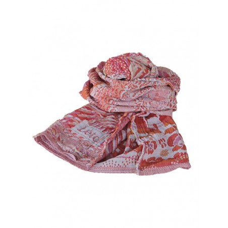 Foulard en coton bio Létol - Pêche | Madame Framboise Foulard en coton bio Létol - Pêche | Madame Framboise