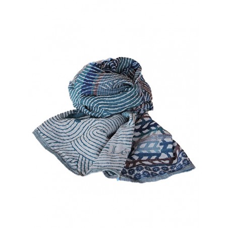 Foulard en coton bio Létol - Perse | Madame Framboise Foulard en coton bio Létol - Perse | Madame Framboise