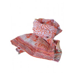 Organic cotton scarf Létol - Spritz | Madame Framboise
