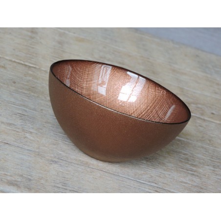 Glass bowl - Copper | Madame Framboise