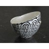 Black and white bowl - Spirals - Mother of pearl and shells | Madame Framboise