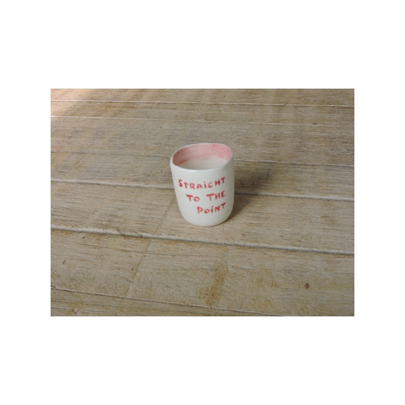 Porcelain cup - Red -01 | Madame Framboise