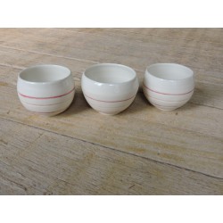 Set of 3 porcelain cups | Madame Framboise