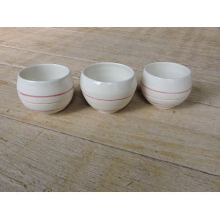 Ensemble de 3 tasses en porcelaine | Madame Framboise