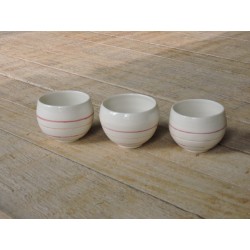 Ensemble de 3 tasses en porcelaine | Madame Framboise
