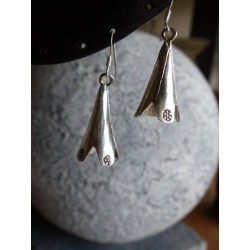 Boucles d'oreilles argent massif - Madame Framboise