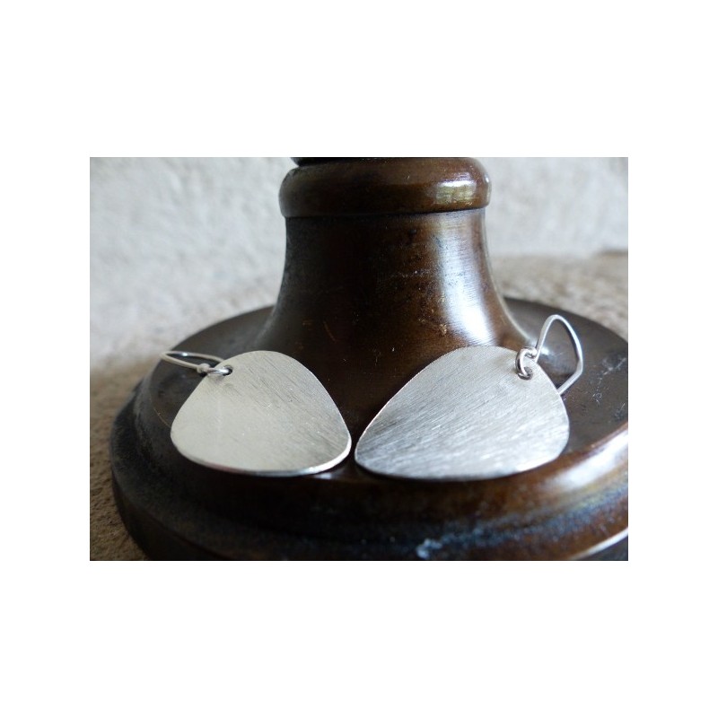 Boucles d'oreilles argent massif - Madame Framboise