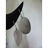 Boucles d'oreilles "feuille d'eucalyptus" - Madame Framboise