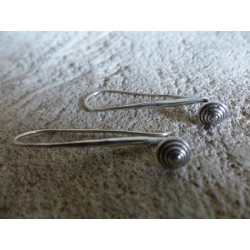 Ethnic silver earrings - Madame Framboise