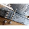 Boucles d'oreilles en argent - Madame Framboise