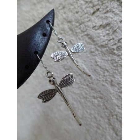 Fine silver earrings - Madame Framboise