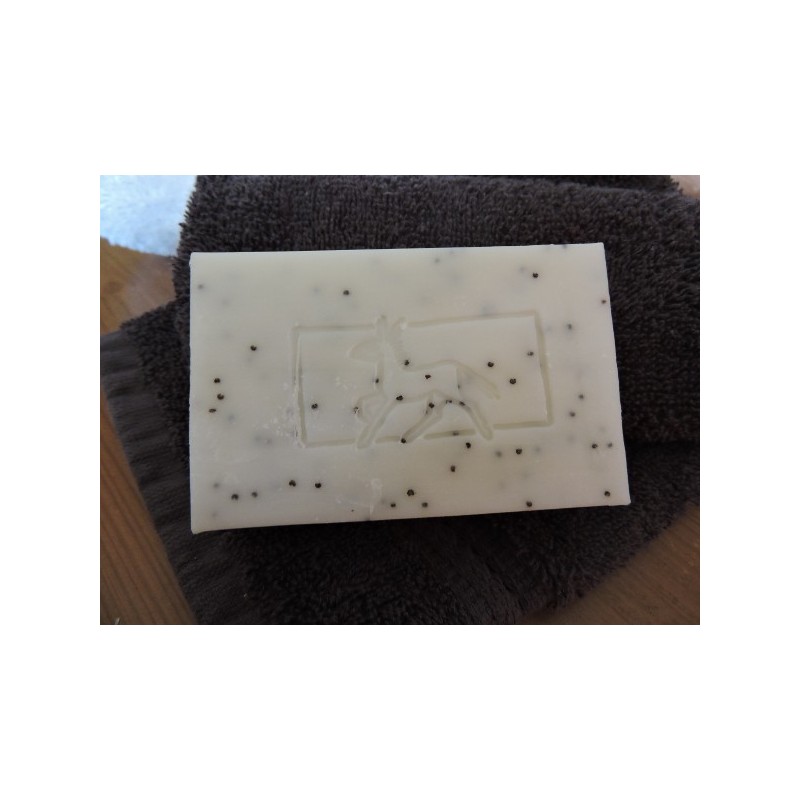 Exfoliating soap with donkey milk