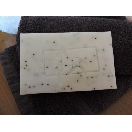 Savon exfoliant au lait d'ânesse Savon exfoliant au lait d'ânesse