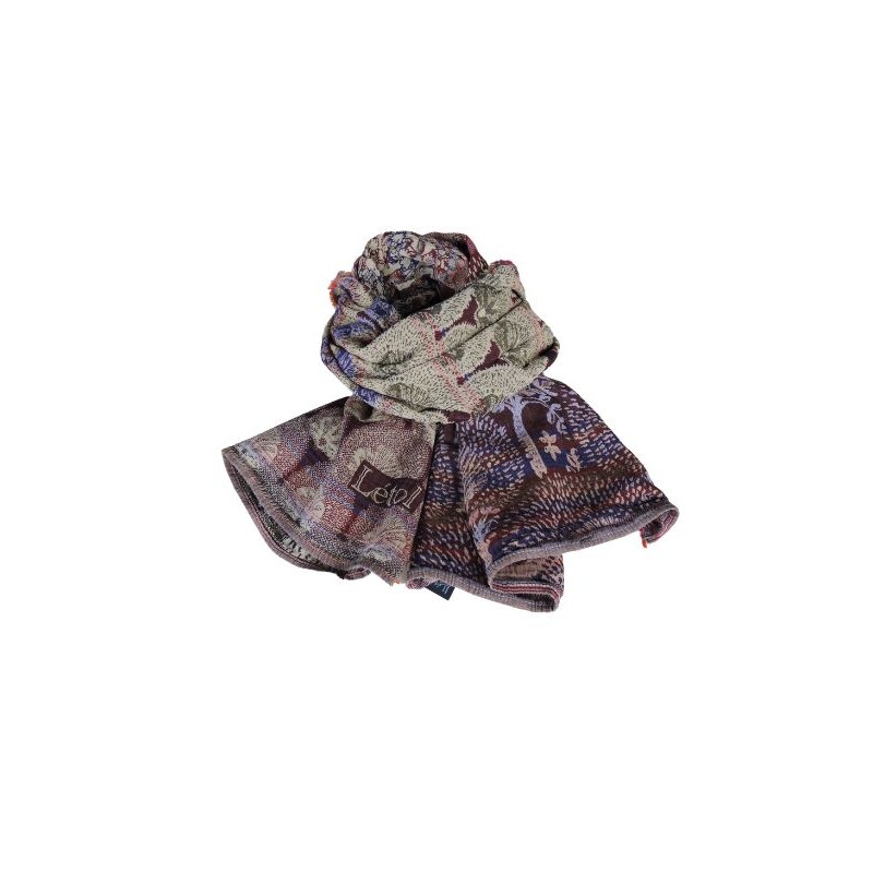 Foulard en coton bio Létol - Cognac