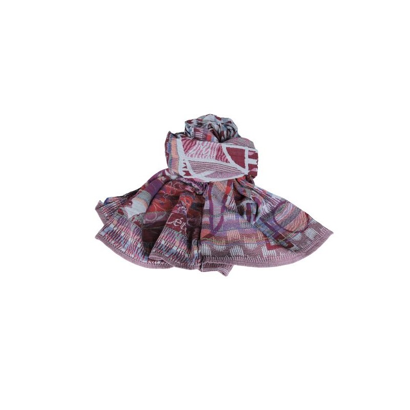 Foulard en coton bio Létol - Violine