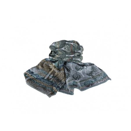 Foulard en coton bio Létol - Sous-bois