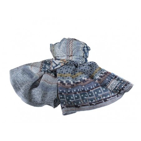 Foulard en coton bio Létol - Pigeon