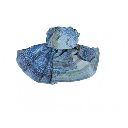 Foulard en coton bio Létol - Piscine