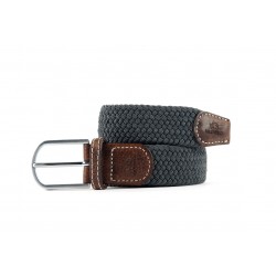 Braided Belt - Grey -...