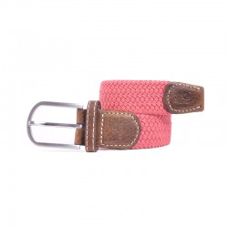 Ceinture tressée - Rose -...