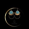 Sky blue earrings - 01