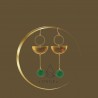 Green earrings - 07