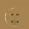 Green earrings - 07