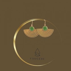 Green earrings - 05