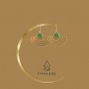 Green earrings - 05