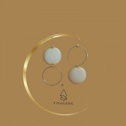 Boucles d'oreilles nacre - 01