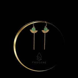 Green earrings - 02